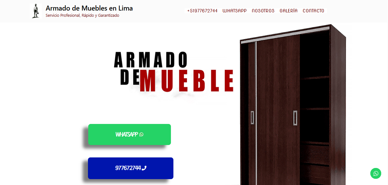 Armamos Muebles Web